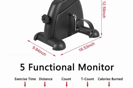 Desk Bike Pedal Exerciser, Mini Exercise Bike