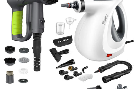 CleanPro Pressurized Handheld Steam Cleaner & Rechargeable Spin Scrubber – Powerful, Portable Cleaning for Every Surface