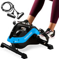 under Desk Bike Pedal Exerciser, Mini Exercise Bike with Digital Display, Portable Foot Cycle Arm & Leg Peddler Machine for Home