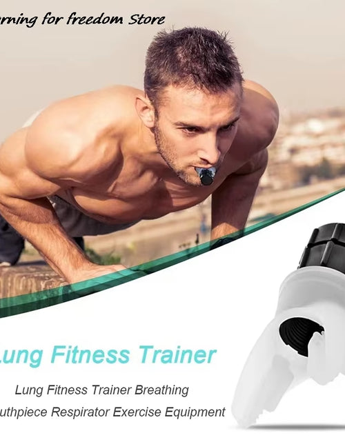 Load image into Gallery viewer, Breathing Trainer Lung Flexer Durable Fitness Exerciser Increases Lung Capacity Breath Adjustable Levels Respiratory Deep Breath
