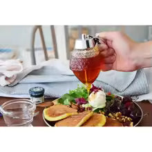 The Perfect Honey Dispenser - 200ml Plastic Pot for Easy Home Use