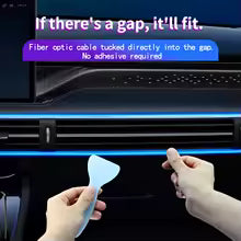 1/2/3/4/5M Car Interior RGB LED Light Strip Ambient Neon Invisible Light USB Fiber Optic Atmosphere Lamp Support APP Control