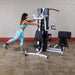 Body Solid EXM3000LPS Commercial Double Stack Gym - 3 Station